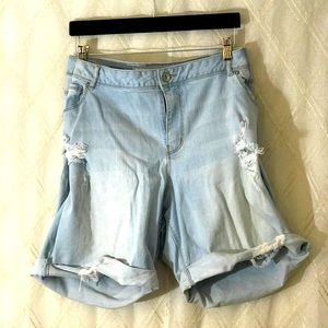 Light Blue Jean Shorts